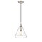 Z-Lite Harper 1 Light Pendant, Brushed Nickel & Clear 3034P11-BN - alternate 5